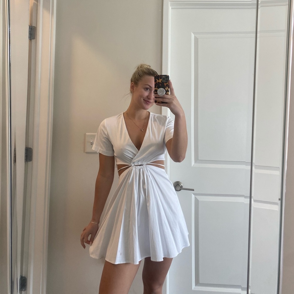 Zara White Mini Dress